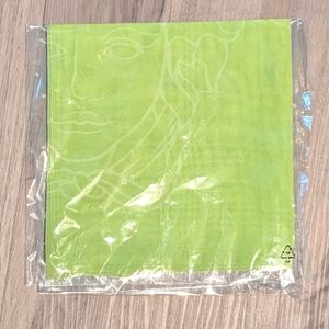Versace NWOT Vibrant Green Scarf